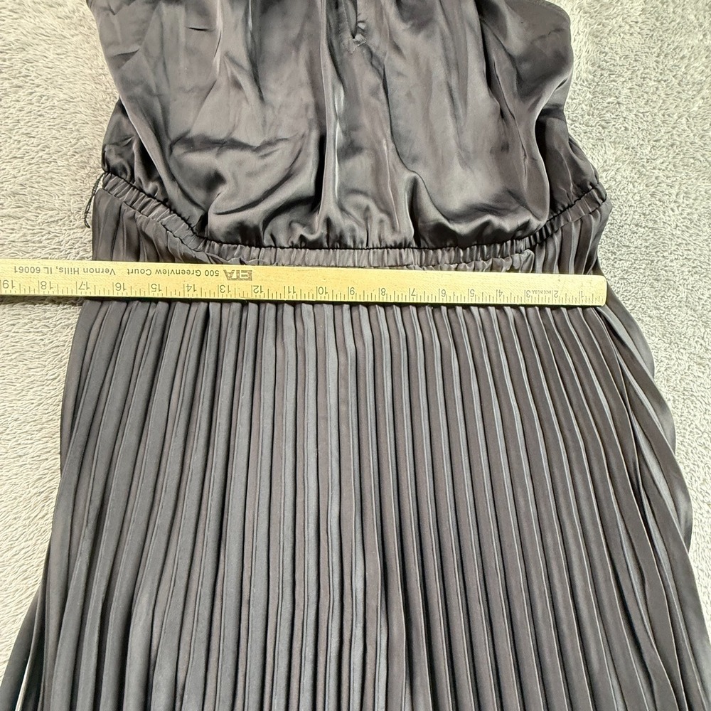 INC International Concepts NEW XL Black Pleated Halter Dress Sleeveless Party - Picture 8 of 8